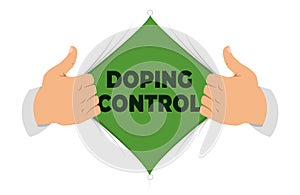 Opening shirt `doping control`