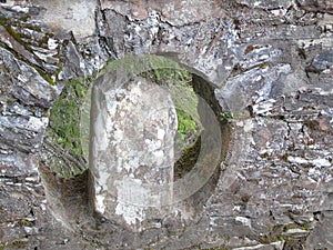 Opening in stone bridge over the Bruar Falls