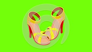 Opentoe sandals icon animation