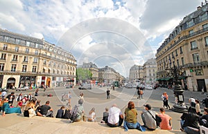 Opera Avenue cityscape Paris France