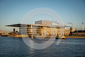 Opera house. Copenhagen Harbor. Denmark