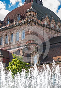 Opera House dome-Nuremberg, Germany photo