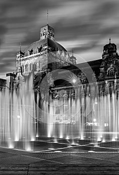 Opera House Nuremberg by night, Germany