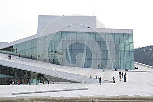 The Opera house in Oslo, Norway