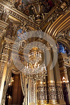 The Opera or Palace Garnier. Paris, France.
