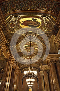 The Opera or Palace Garnier. Paris, France.