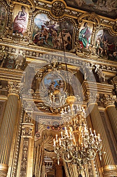 The Opera or Palace Garnier. Paris, France.