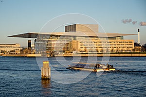 Operahouse in the harbor of Copenhagen. Denmark
