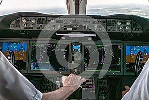 Operating a commercial aircraft