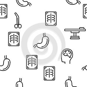 Operating Instruments Vector Seamless Pattern