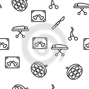 Operating Instruments Vector Seamless Pattern