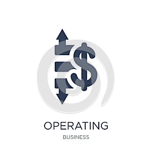 Operating profit/loss icon. Trendy flat vector Operating profit/loss icon on white background from Business collection