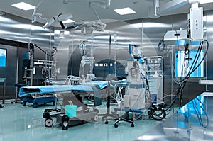 Operating room in cardiac surgery