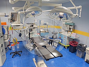 Operating room view from above