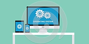 Operating system software cross platform responsive