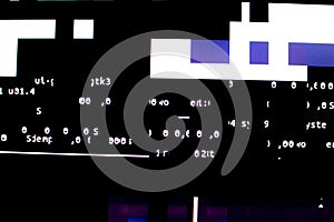 Operating system stalled after a memory overload.