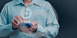 Operating system upgrade concept, installation app and software update process, modernize user equipment, update modern functions