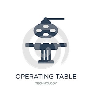 operating table icon in trendy design style. operating table icon isolated on white background. operating table vector icon simple