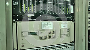 Operation of equipment for digital television signal transmission