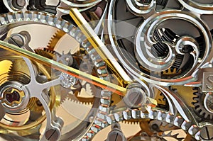 Operation mechanism of clock internal