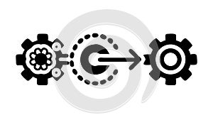 Operational Workflow for Efficient Process Management, vector design Generative AI