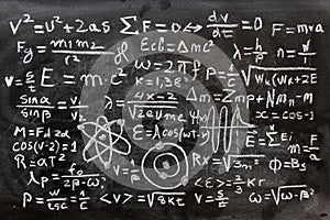 Operations and formulas of physics and mathematics