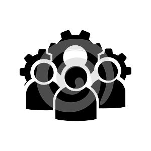 Operations icon vector. workflow illustration sign. work flow symbol. automate logo.