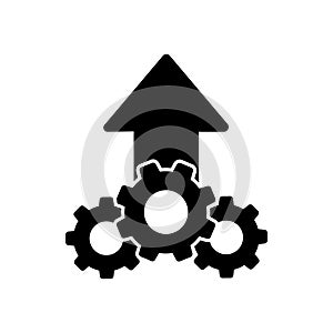 Operations icon vector. workflow illustration sign. work flow symbol. automate logo.