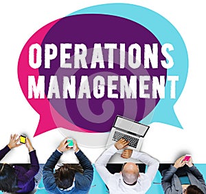 Operations Management Authority Director Leader Concept