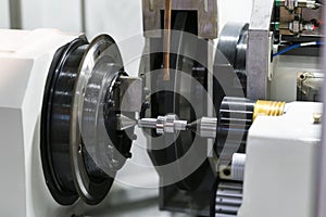 Operator grinding mold and die part