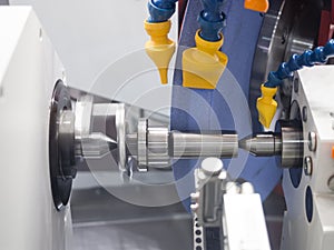 Operator grinding mold and die part