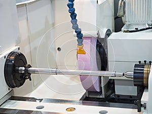 Operator grinding mold and die part