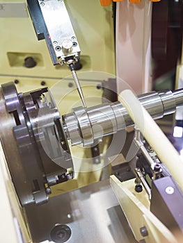 Operator grinding mold and die part