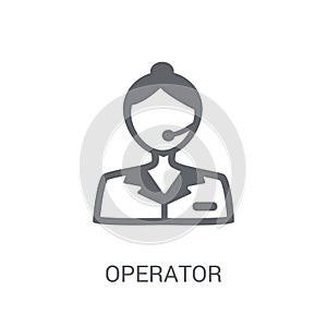 Operator icon. Trendy Operator logo concept on white background