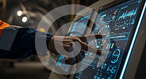 AI-Powered Industrial Control Panel