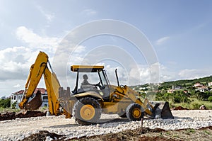 Working On Road In Jamaica