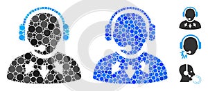 Operator Message Composition Icon of Circle Dots