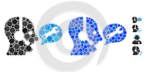 Operator Service Message Composition Icon of Round Dots