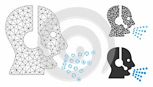Operator Speech Vector Mesh Network Model and Triangle Mosaic Icon