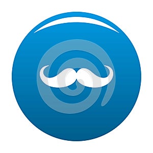 Operetta whiskers icon blue vector