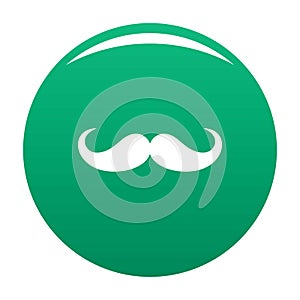 Operetta whiskers icon vector green