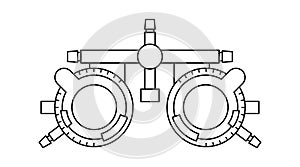 Ophthalmic trial frame