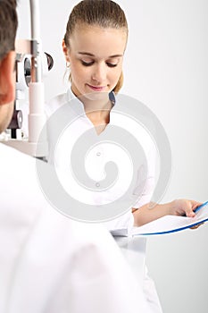 Ophthalmologist.