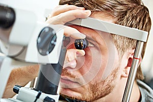 Ophthalmology eyesight examination photo
