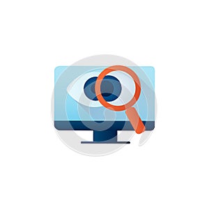 Ophthalmology flat icon