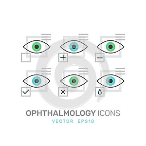 Ophthalmology Healthcare, Medical Diagnosis, Human Vision Concept