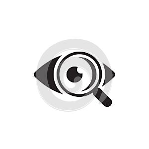 Ophthalmology and Medical Services Icon. Flat Design