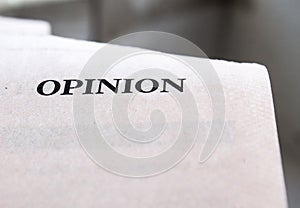 Opinion photo