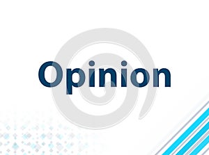 Opinion Modern Flat Design Blue Abstract Background