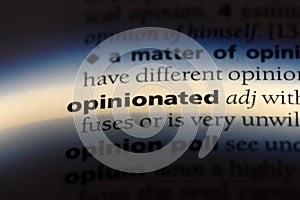 opinionated